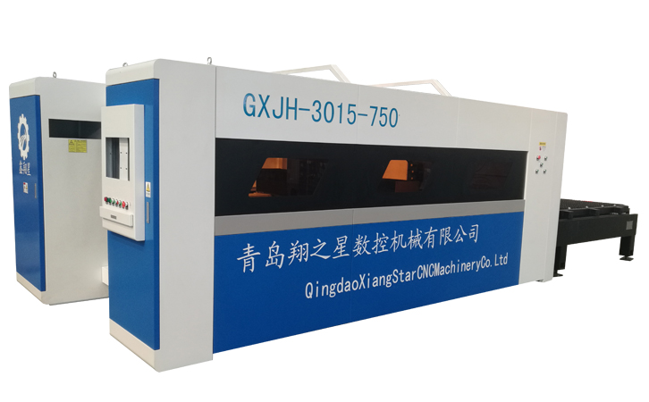 GXJH自動交換工作臺光纖激光切割機